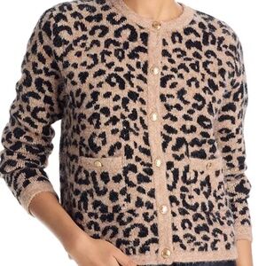 Aqua by Bloomingdales Leopard Cardigan